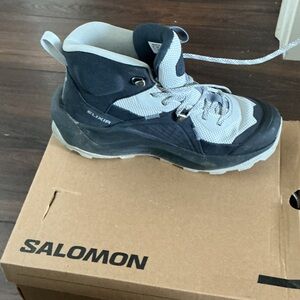 Salomon Elixir Hiking Boot in navy and Gray